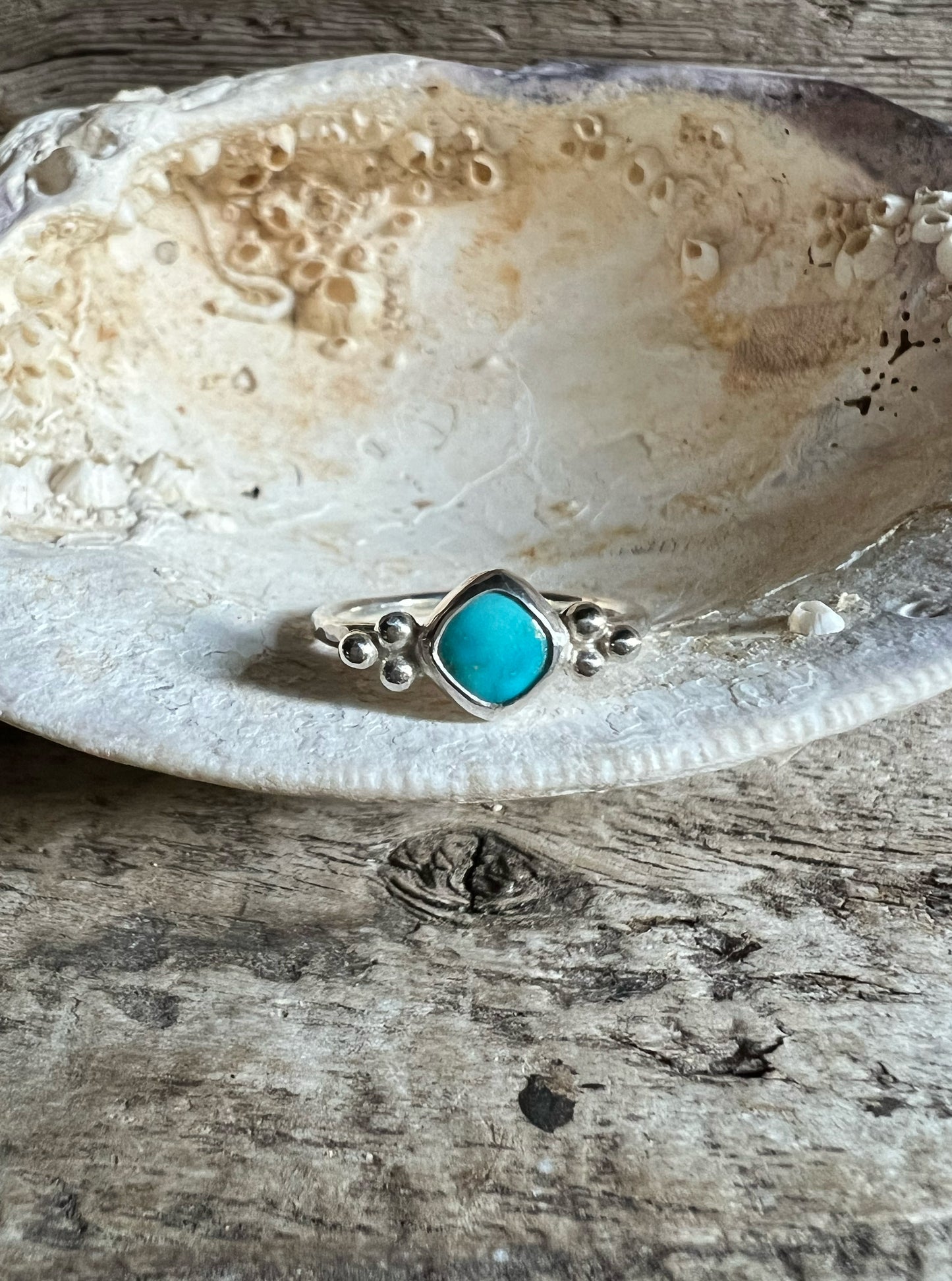 Kingman Turquoise Ring • Size 6