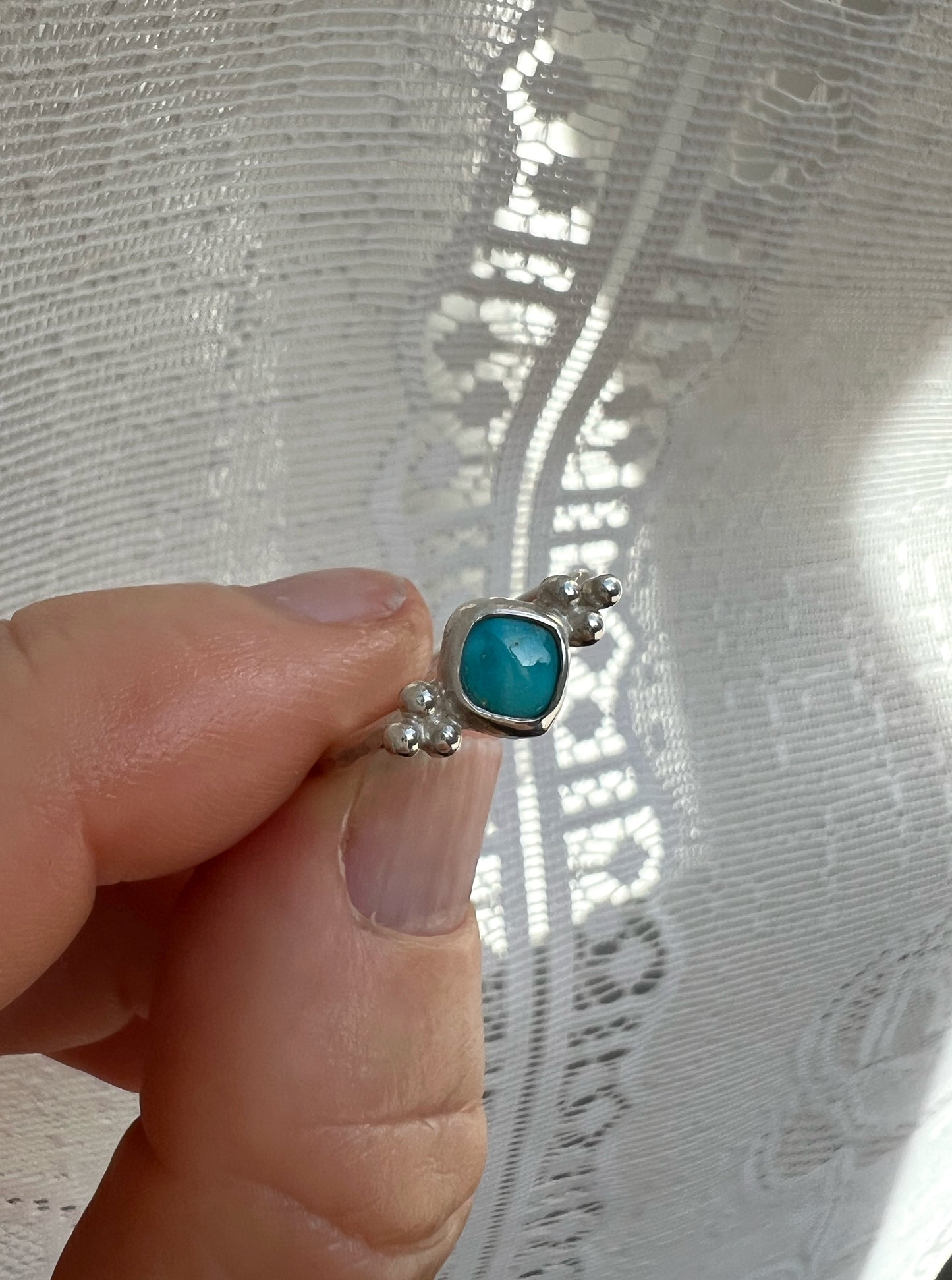 Kingman Turquoise Ring • Size 6