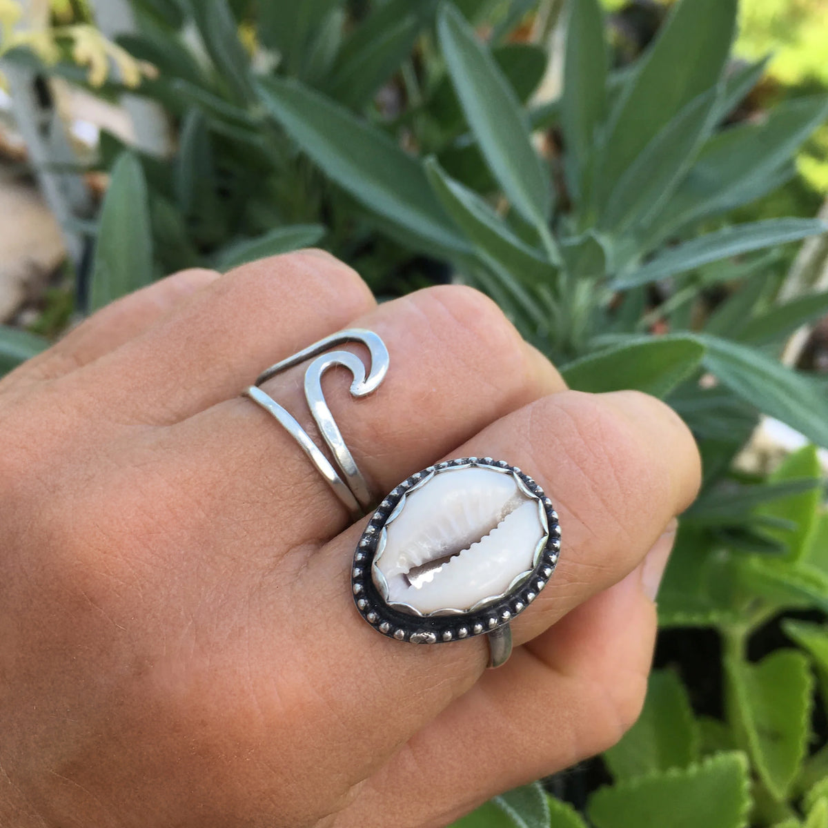 La Playa Cowry Shell Ring • Made to Order