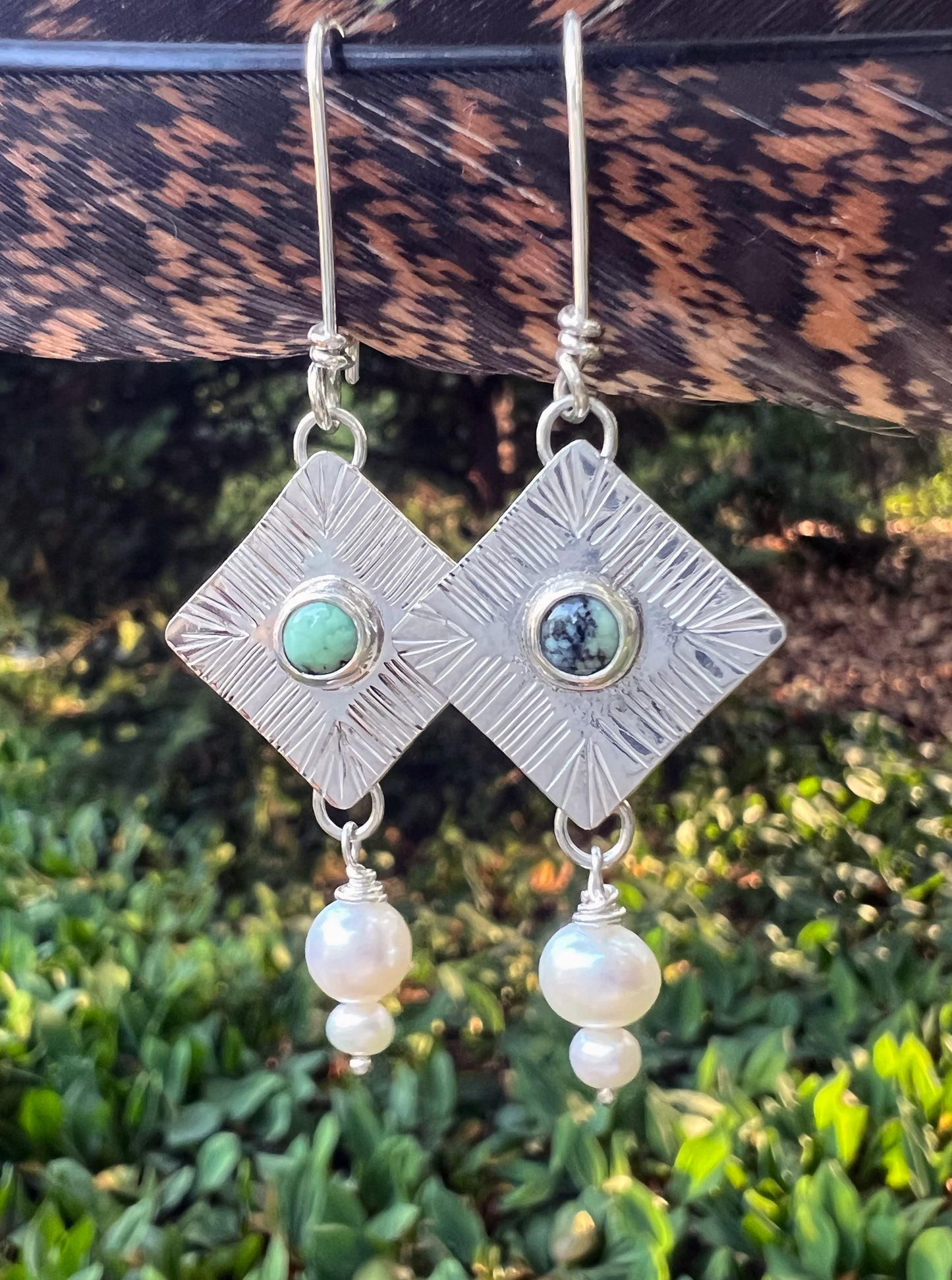 Poseidon + Pearl Earrings