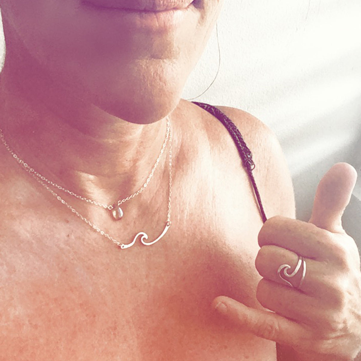 Endless-Wave-Necklace-Worn-by-A-Mermaid-SpecialJCreations