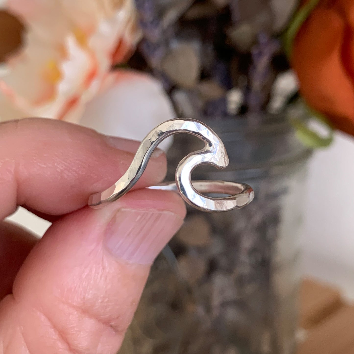 Endless Wave "Big Swell" Ring in Sterling Silver