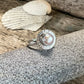 Beacon Ring with Freshwater Pearl • Size 7