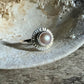 Beacon Ring with Freshwater Pearl • Size 7
