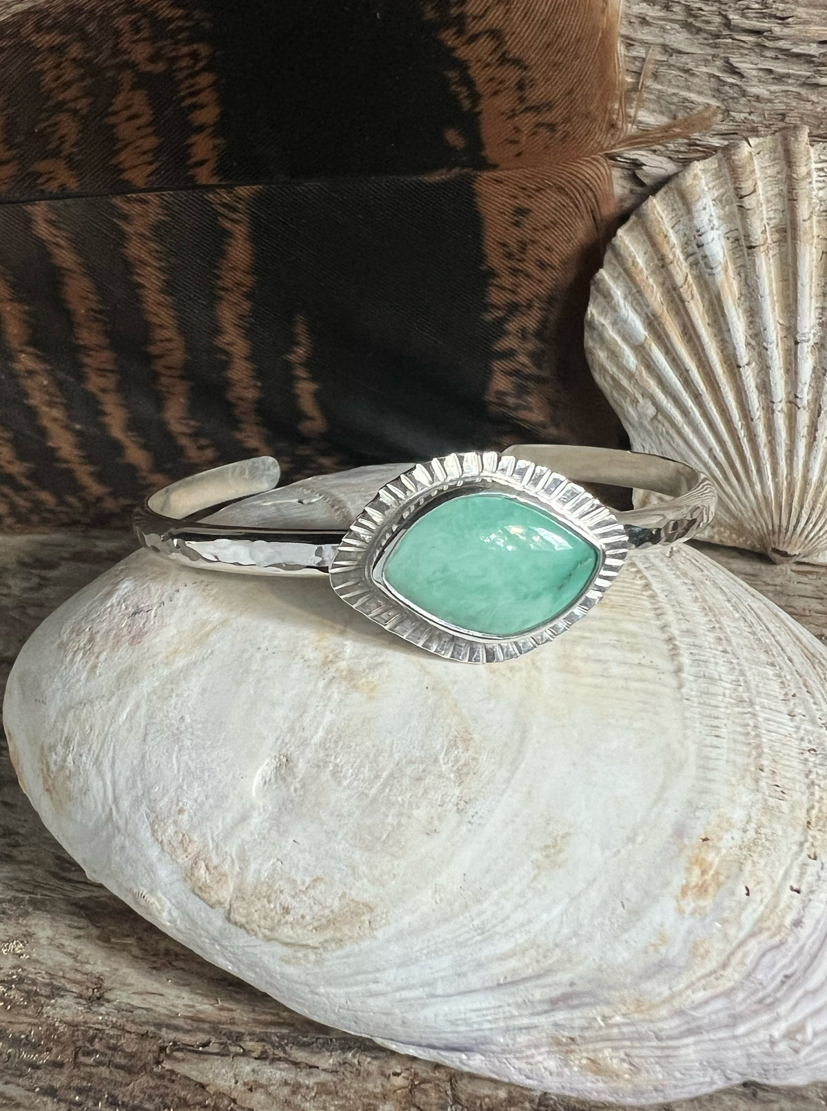Broken Arrow Variscite Cuff