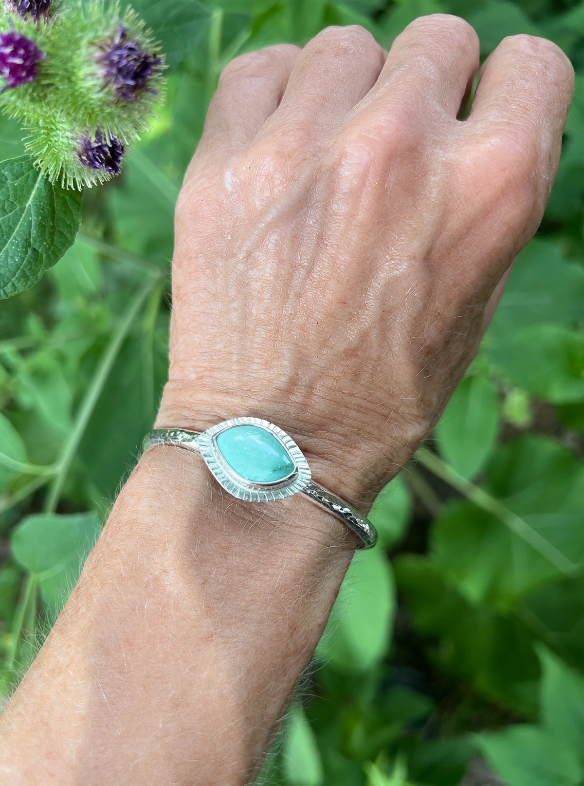 Broken Arrow Variscite Cuff
