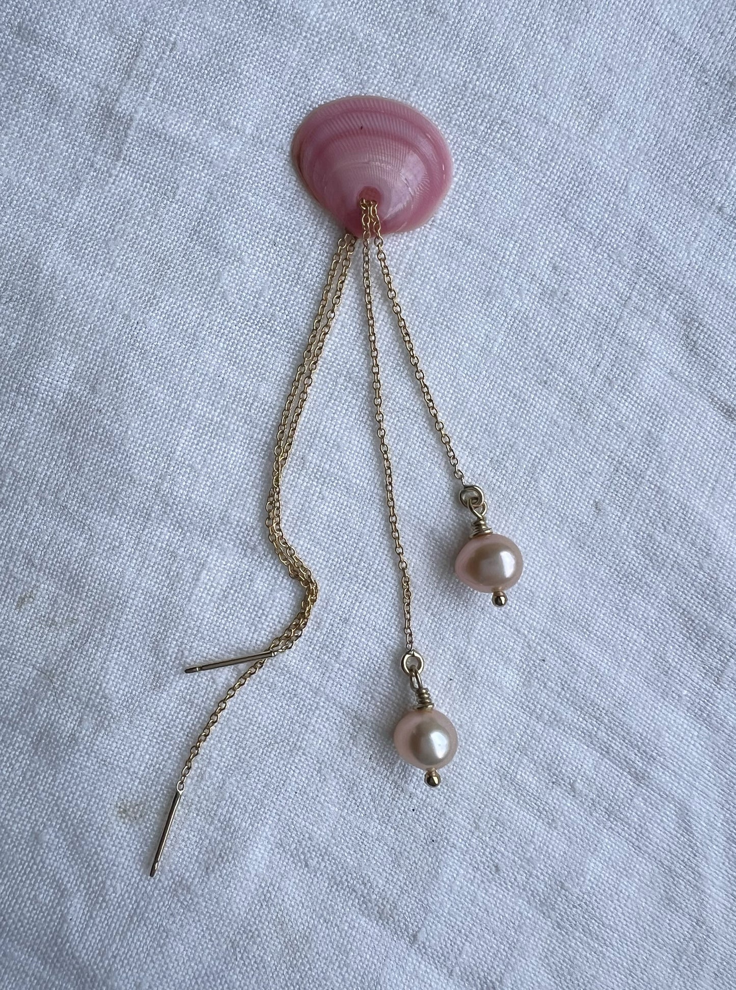 Gold Threaders with Freshwater Pearls • Made to Order