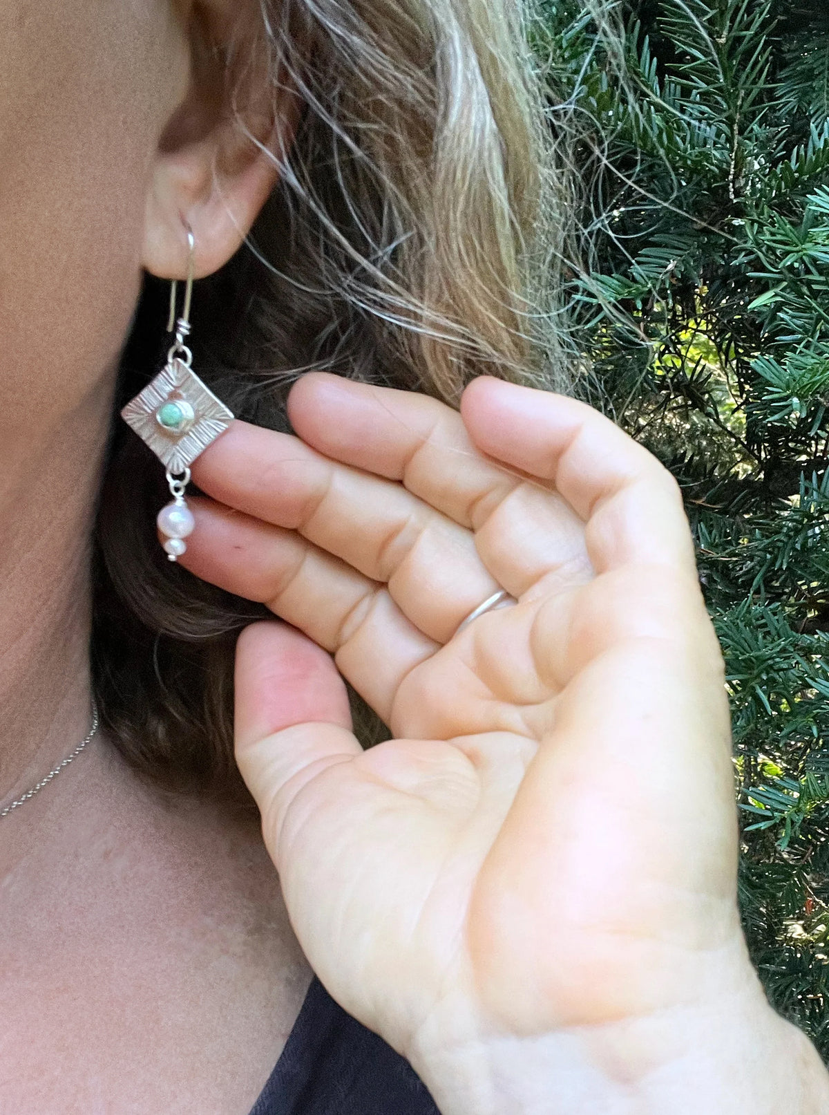 Poseidon + Pearl Earrings