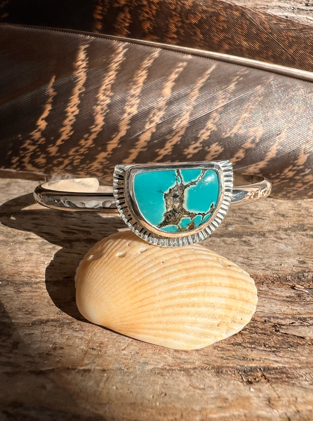 Half Moon Turquoise  Cuff
