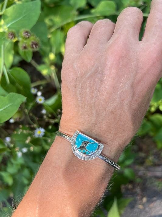 Half Moon Turquoise  Cuff