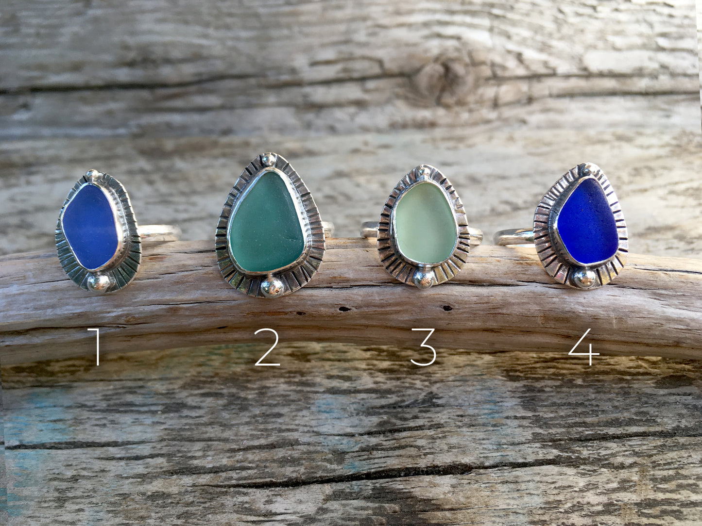 Sea Tribe Sea Glass Rings