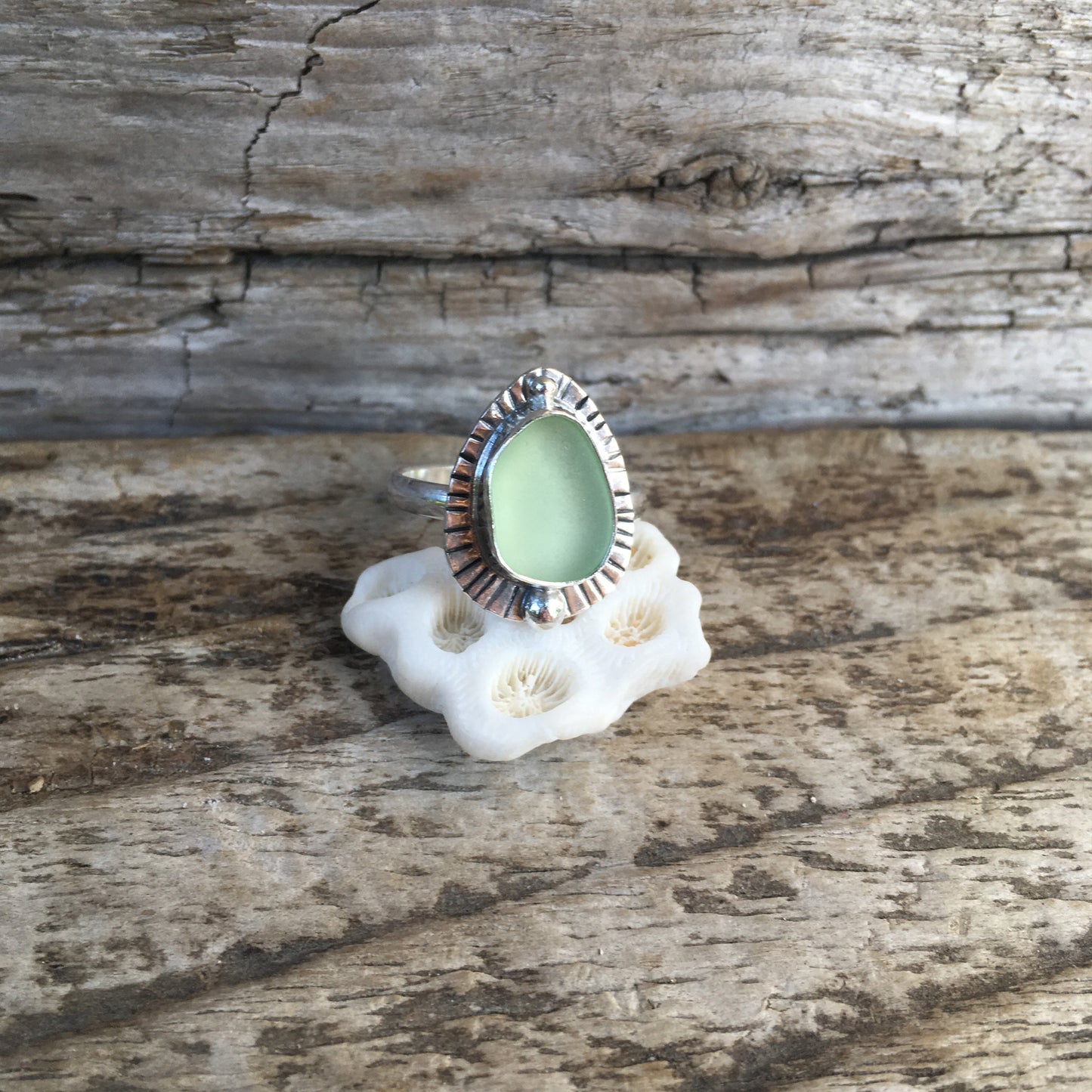 Sea Tribe Sea Glass Rings