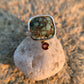American Mined Variscite and Oregon Sunstone Ring No. 1 • Size 7.75