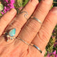 Australian Opal and Oregon Sunstone Ring No. 1 • Size 6.5
